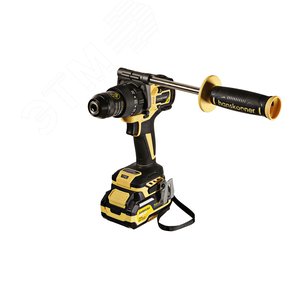 Дрель-шуруповерт аккумуляторная бесщеточная ударная PLATINUM в кейсе 18В 165Нм 2х2+4Ач (SAMSUNG)