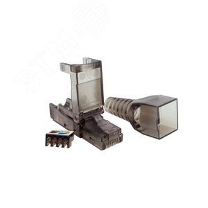Коннектор 8P8C UTP 6A (RJ-45) безынструментальный