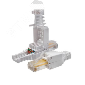 Коннектор безынструментальный 8P8C (Компьютерный разъем) U/UTP Cat.5e (RJ-45)