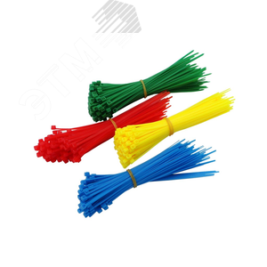 Стяжка нейлоновая 2,5х150мм 5 цветов уп. 100шт