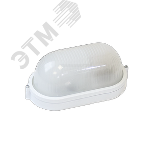 Светильник НПП-04-100-001 овал E27 IP54 белый     Банник