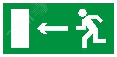 Пиктограмма ПЭУ 001/002 Выход налево/направо (260х130) РС-M /комплект, 2шт./ MIZAR STANDARD