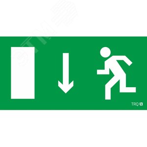 Пиктограмма ПЭУ 091 Указатель двери левосторонний (250х115) SIRAH