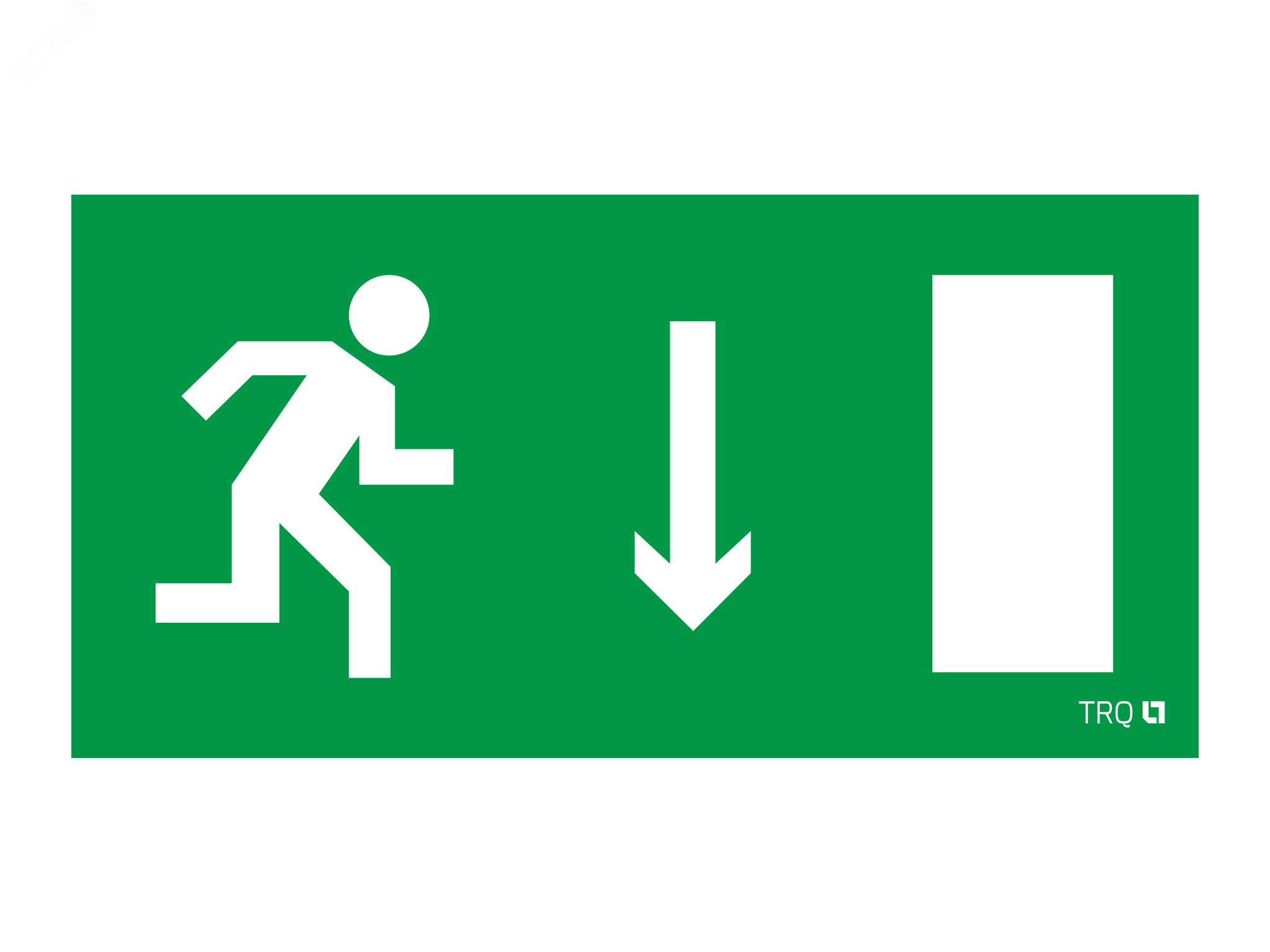 Пиктограмма 092 Указатель двери правосторонний (250х115) SIRAH