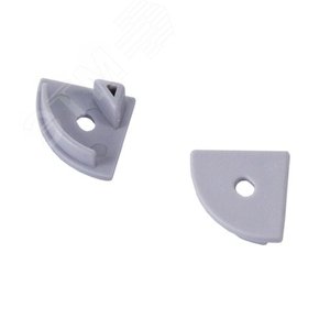 Торцевые крышки с отверстием PROFILE S02 end caps with hole (комплект из 2 шт.)