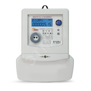 Счетчик электроэнергии НЕВА МТ 314 1.0 AR E4BSR26 трехфазный многотарифный 5(60) класс точности 1.0 /2.0 D+Щ ЖКИ RS485 регион 78
