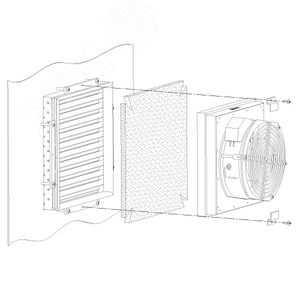 Материал фильтрующий G4 для ВТШ-170 и ФТШ-170, 2 шт