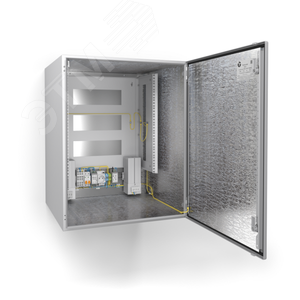 Термошкаф с обогревом длa 19-дюймового оборудования (12U), IP66, -60град. до +50град.С, 600x760x600 мм