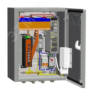 Узел коммутационный 4хPoE, 2хSFP, 140 Вт, АС 230В, 50 Гц IP66, 300х300х210 мм