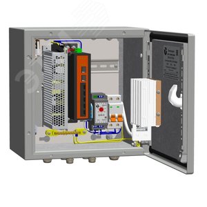 Узел коммутационный 4хPoE, 2хSFP, 140 Вт, АС 230В, 50 Гц IP66, 300х300х210 мм