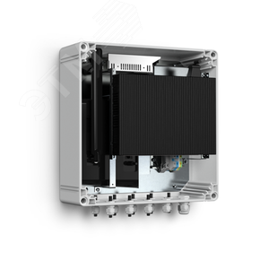 Узел коммутационный 8хPoE, 120 Вт, АС 220В, 50 Гц IP66, 300х320х132 мм