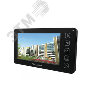 Монитор домофона цветной с диагональю 7'', сенсорные кнопки, джойстик hand free