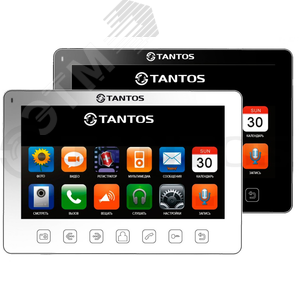 Монитор домофона цветной с диагональю 7'', сенсорные кнопки hand free