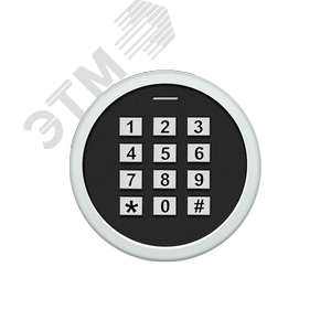 Панель кодонаборная со встроенным контроллером доступа и считывателем карт формата EM-Marin