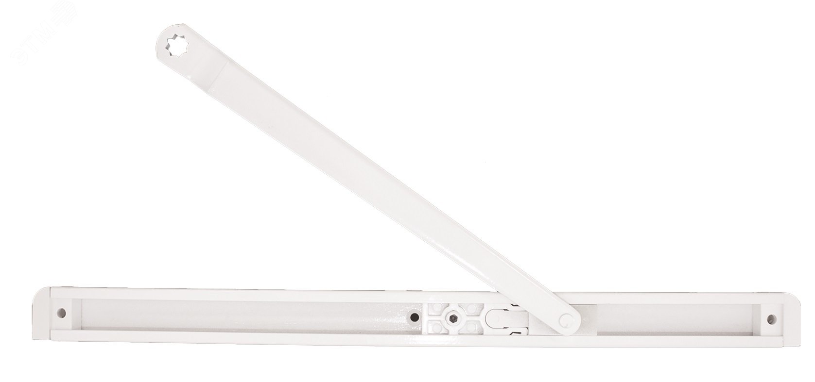 Канал скользящий (белый) для дверных доводчиков