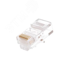 Разъем Джек RJ45 8P-8C категория 5е Ts (100шт)