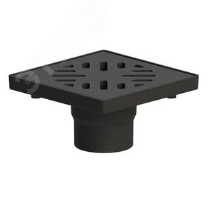 Трап чугунный вертикальный ТП-113 с чугунной решеткой Дн110