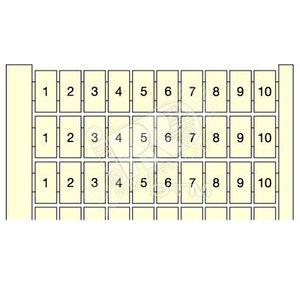 Маркировка  горизонтальная RC55 10х(21...30)