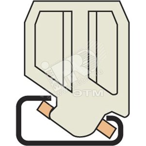 Фиксатор торцевой BAR для рейки DIN1