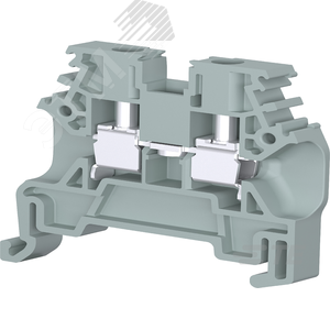 Клемма C2.5/5 винтовая, 2,5 мм, серая, ширина 5 мм