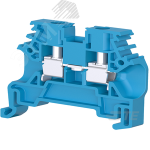 Клемма C2.5/5.N винтовая, 2,5 мм, синяя, ширина 5 мм