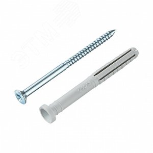 Дюбель-гвоздь YZ цилиндр. манжета нейлон 6x60 (100 шт)- пакет Tecfi