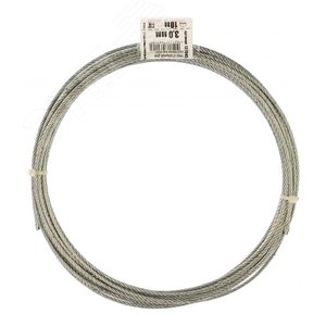 Трос DIN3055 2мм стальной оцинкованный (20м)