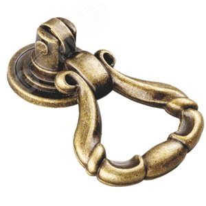 Ручка-кнопка Антик 3-015 бронза (1шт)  - пакет Tech-Krep