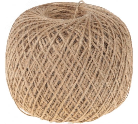 Шпагат джутовый белый (60м)