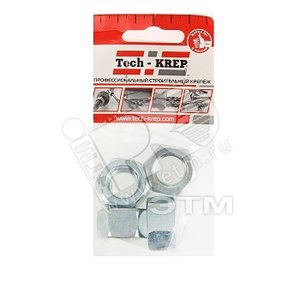 Гайка DIN934 М18 шестигранная оцинкованная (4 шт)