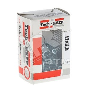 Шуруп универсальный 3,5х12 потайная головка, остроконечный, оцинкованный (200шт) - коробка