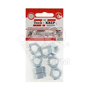 Гайка DIN934 М14 шестигранная оцинкованная (8 шт)