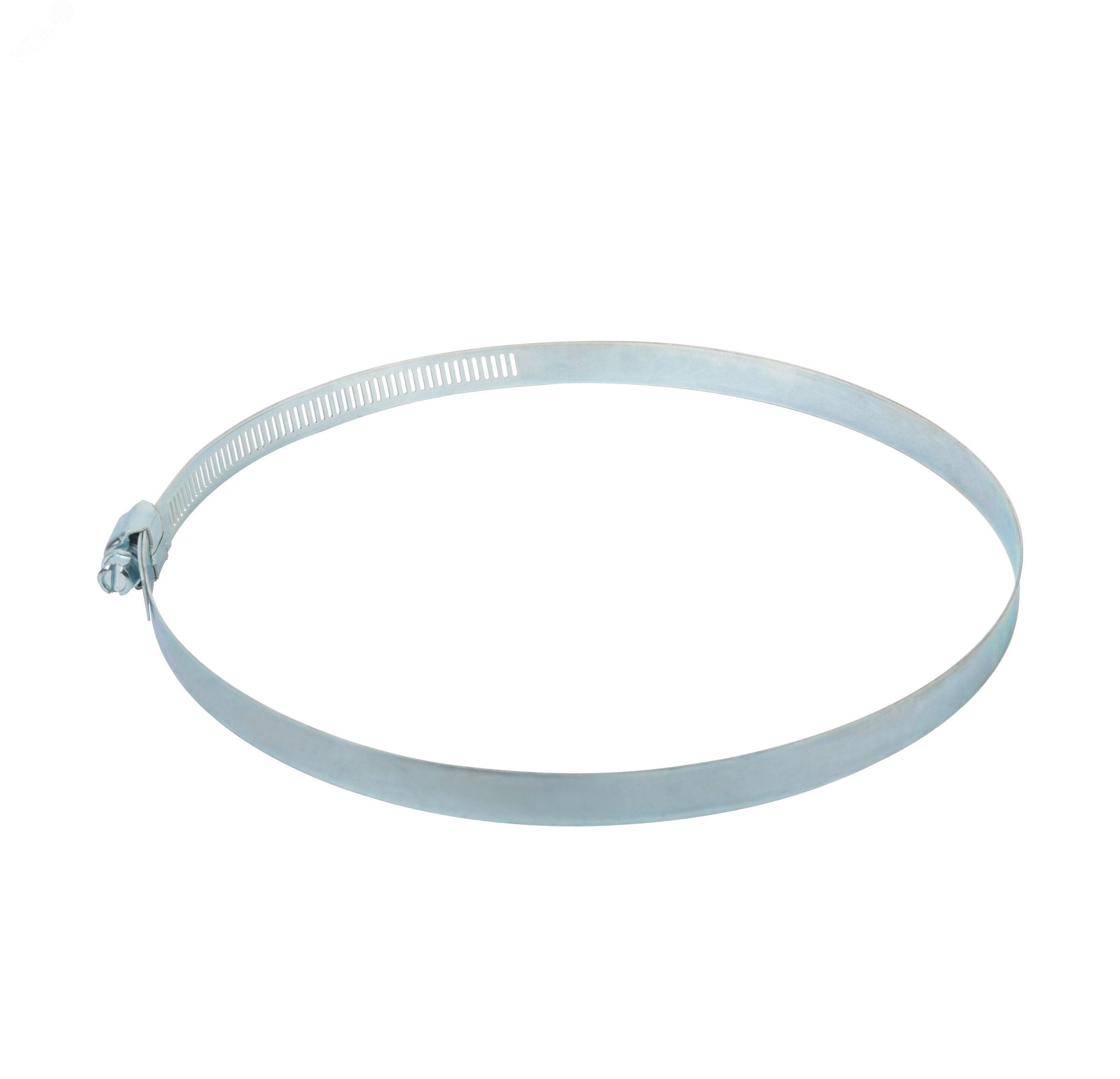 Хомут обжимной цинк 60х80  - хомут