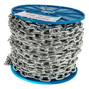 Цепь DIN766 1,5мм короткозвенная оцинкованная (100м)