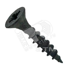 Саморез гипсокартон/металл 4,2х90 черный (6шт) - пакет