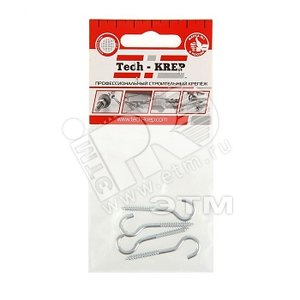 Шуруп-полукольцо 4х30 (4шт) - пакет