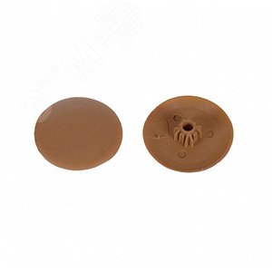 Заглушка для шуруп-стяж. PZ 5 /HEX 5 мм вишня  (15 шт) - пакет Tech- Krep