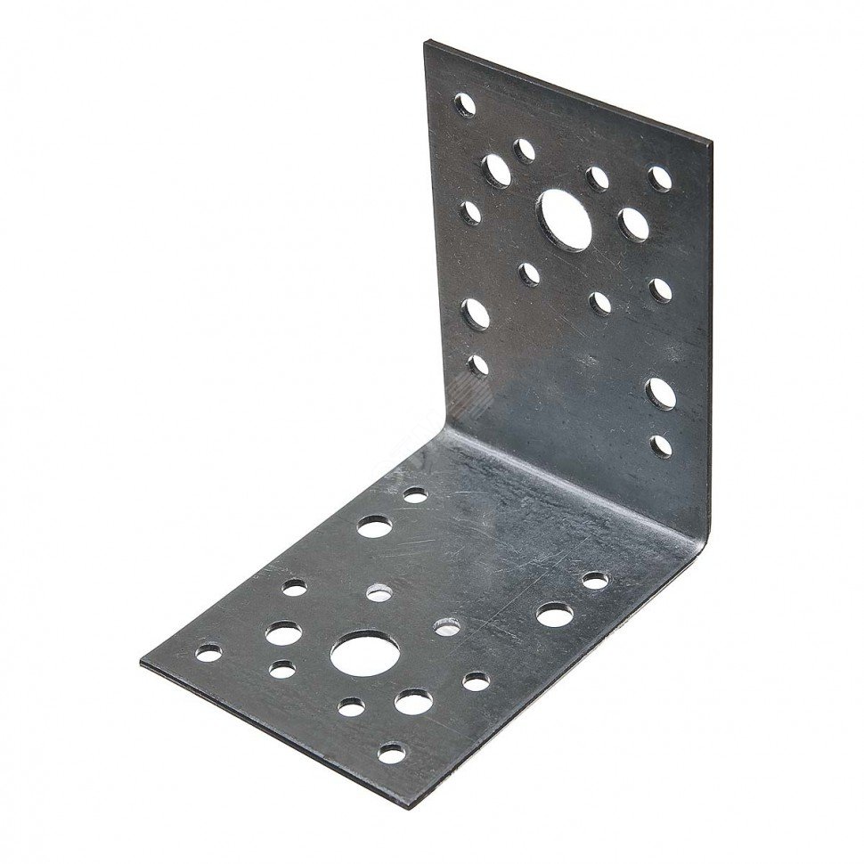 Уголок крепежный равносторонний 40х40х40х2 мм оцинкованный