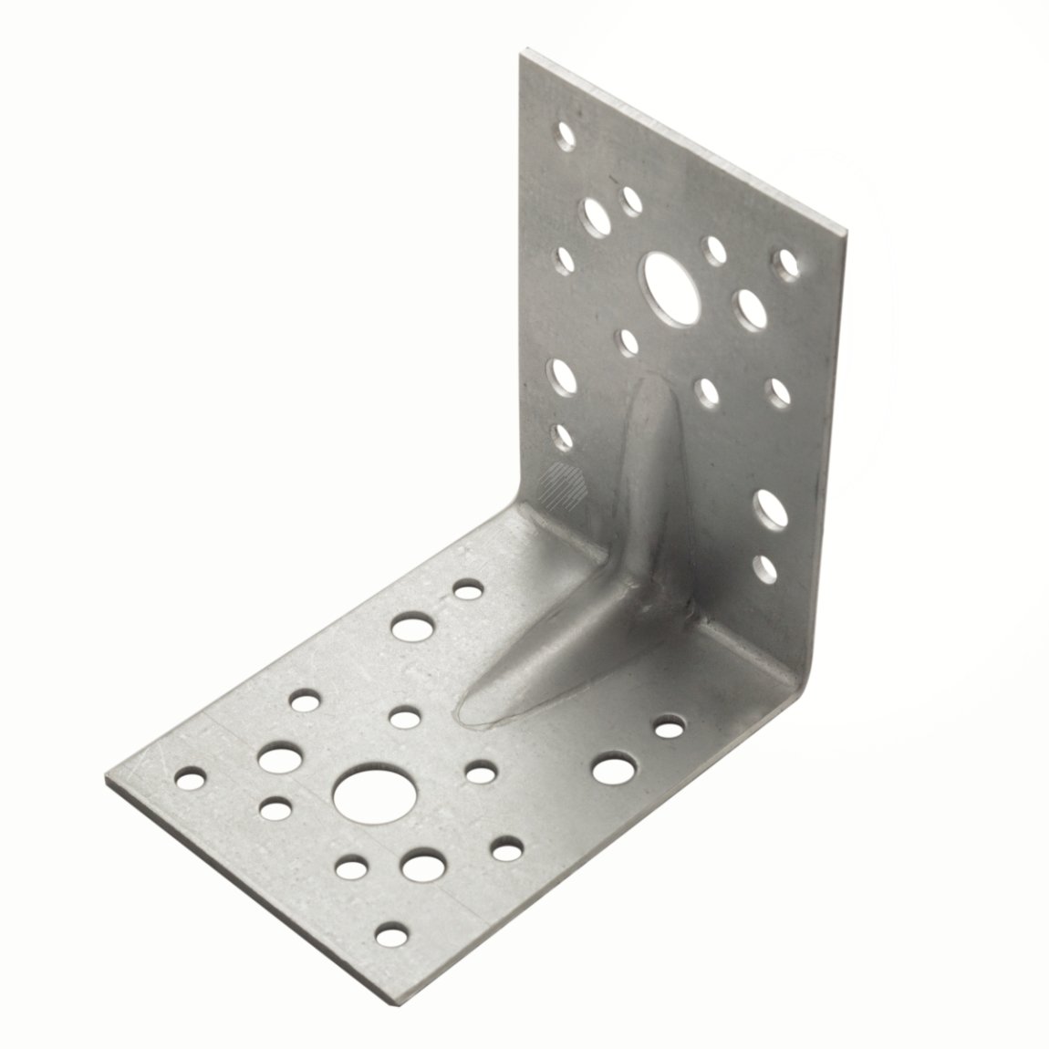 Уголок крепежный усиленный 50х50х36х2 мм оцинкованный