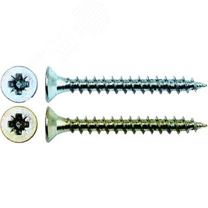 Шуруп универсальный 5.0х80 желтый цинк            (1800шт)