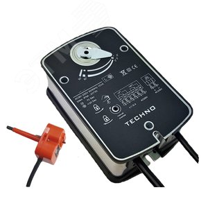 Электропривод противопожарный с пружиной 5Nm, 0-10V, 2SPDT, S(72 град), 24AC/DC