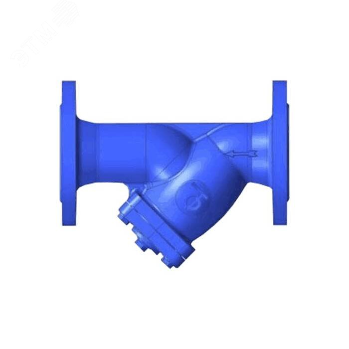 Фильтр магнитный Y-обр чугунный F4240NA Ду 150 Ру 6 фланцевый 300 С с сливной пробкой