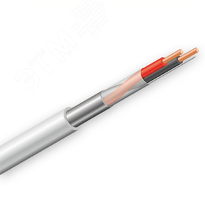 Кабель КПСЭнг(А)-FRLSLTx 1х2х1 для ОПС и СОУЭ оболочка с низкой токсичностью продуктов горения экранированный огнестойкий 1 пара 1мм.кв