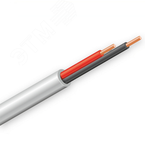 Кабель КПСнг(А)-FRLSLTx 1х2х0.75 для ОПС и СОУЭ оболочка с низкой токсичностью продуктов горения огнестойкий 1 пара 0.75мм.кв