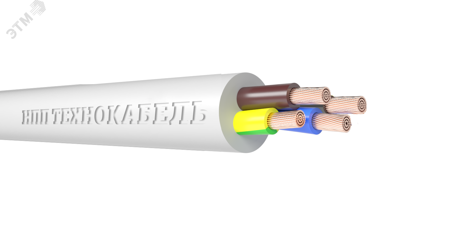 Провод ПВСнг(А)-LS 4х6(3х6+1х6) ТРТС