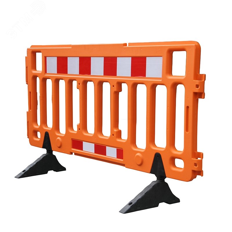 Ограждение пластиковое дорожное Баррикада 2м 1