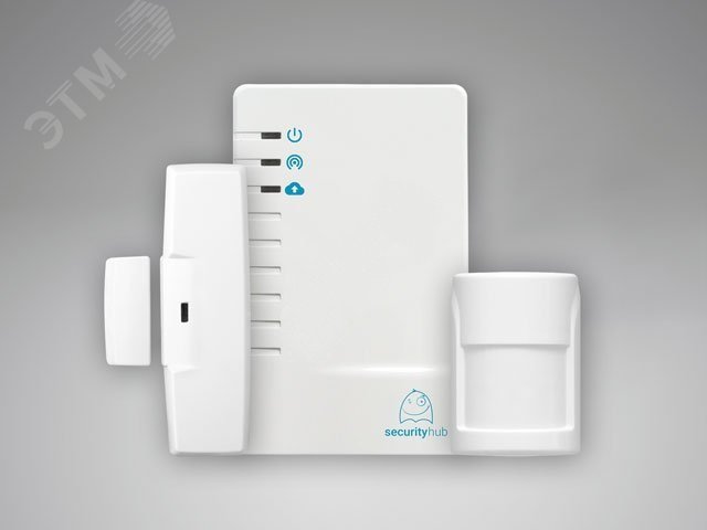 Стартовый комплект беспроводной GSM сигнализации  для квартиры, загородного дома и т.п., состав     комплекта: контроллер, датчик движения, датчик    