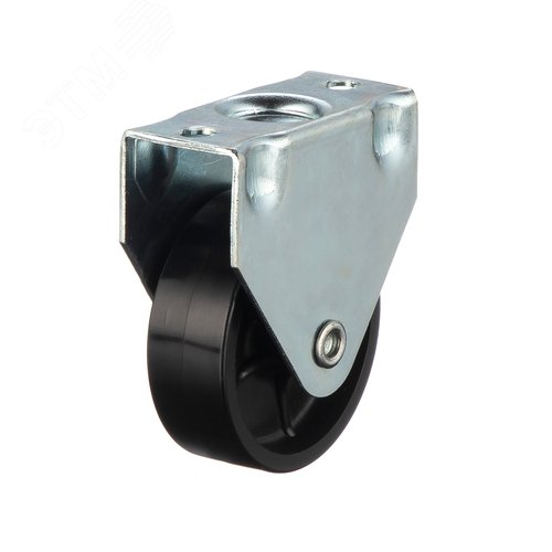 Колесо неповоротное, диаметр 50мм, грузоподъемность 40кг, полиамид