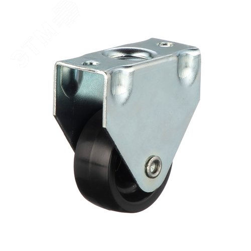 Колесо неповоротное, диаметр 40мм, грузоподъемность 30кг, полиамид