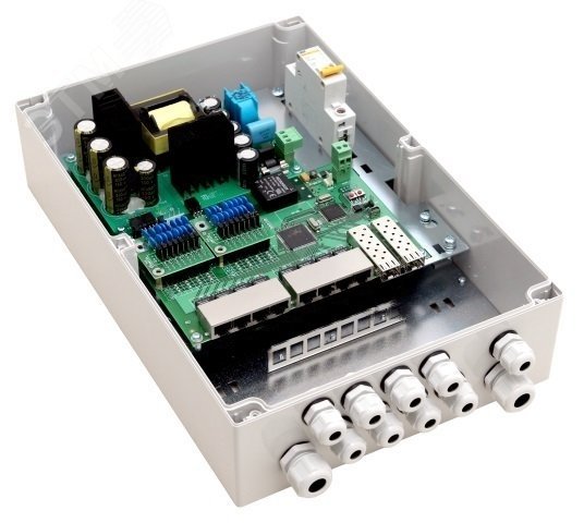 Коммутатор управляемый 8 портов 10/100Base-Tx